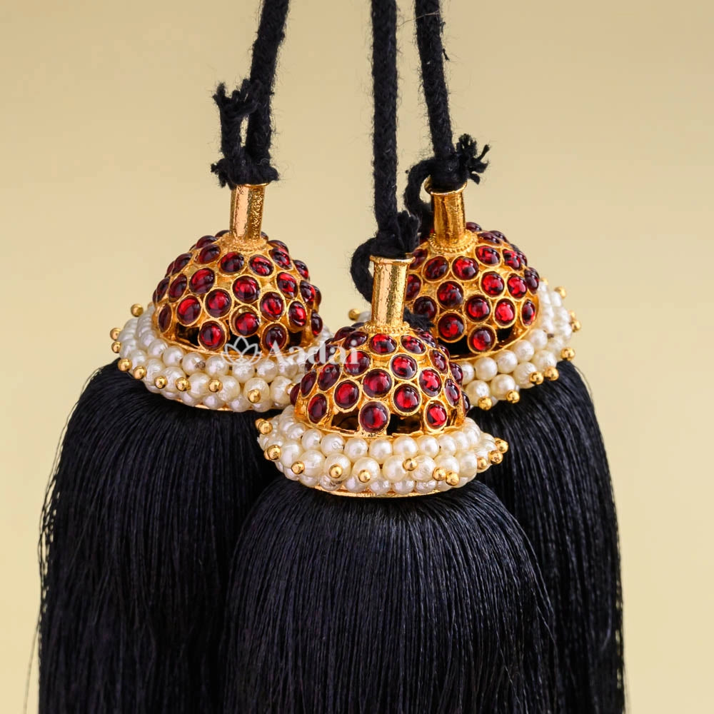 Traditional Kemp Kuppulu / Kunjalam - Ruby