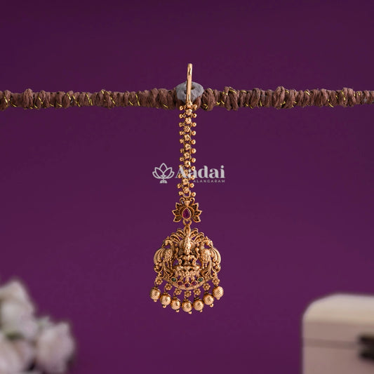 Antique Lakshmi Gold Drop Tikka