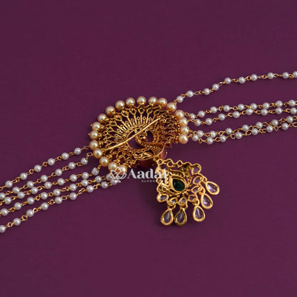 Peacock Jadai Billai With Mattal