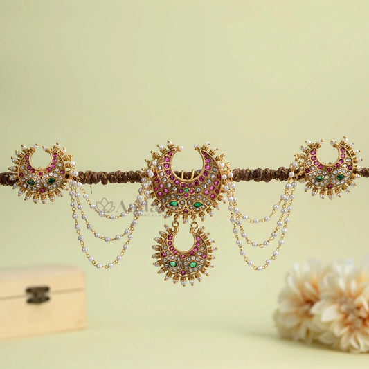Chand Bali Hair Accessories with Pendant