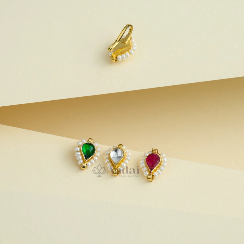 Govi Kundan Nose Pin