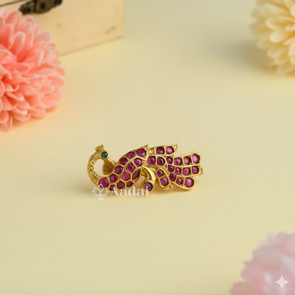 Peacock Saree Pin / Brooch