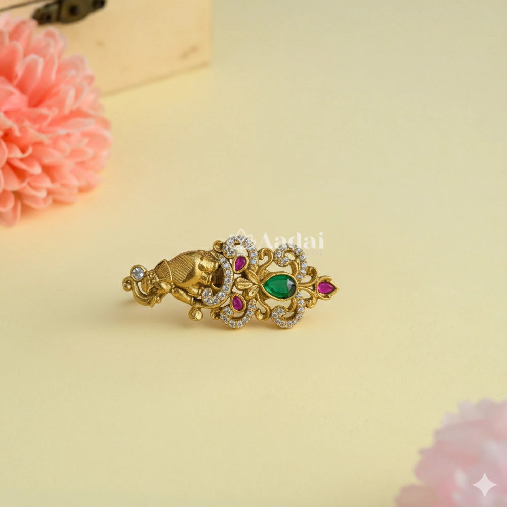 Cute Elephant Saree Pin / Brooch