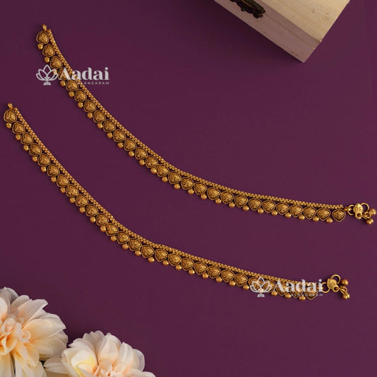 Antique Gold Look Alike Anklet