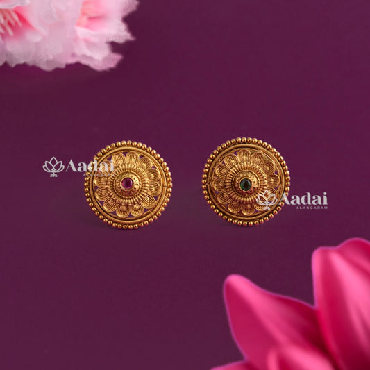 Floral Antique Adjustable Finger Ring
