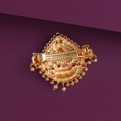 Nagas Lakshmi Big Pendant Hair Clip
