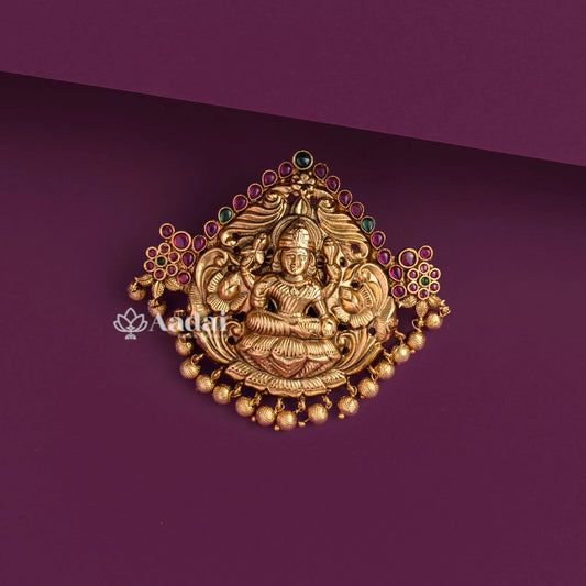 Nagas Lakshmi Big Pendant Hair Clip