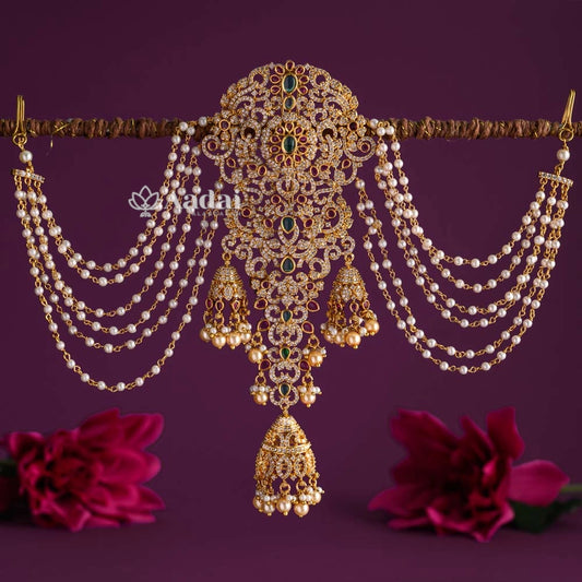 Grand AD Bridal Hair Jadai Billai With Mattal