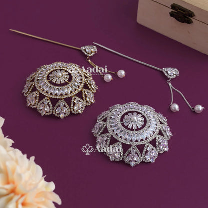 Stunning Glittery Hair Bun Cage Small