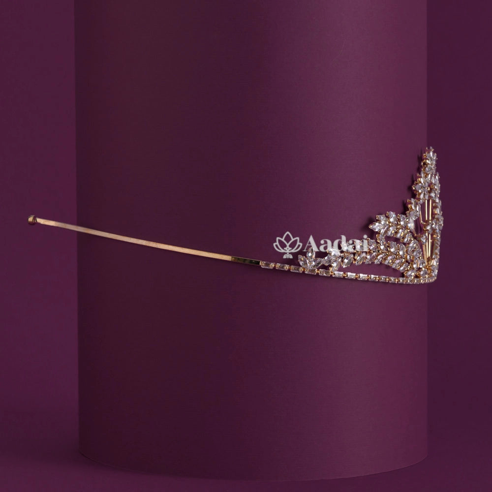 Prismatic Floral Wedding Tiara