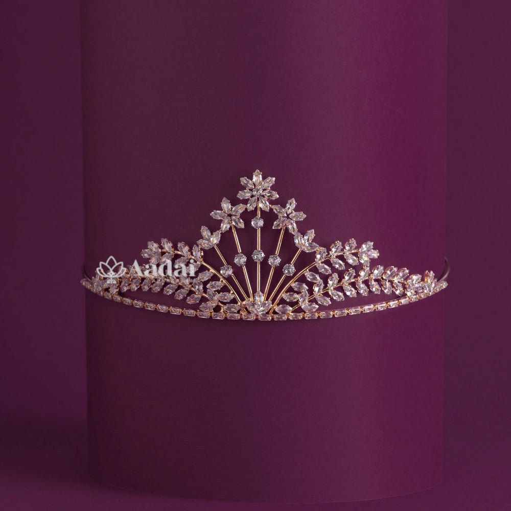 Prismatic Floral Wedding Tiara