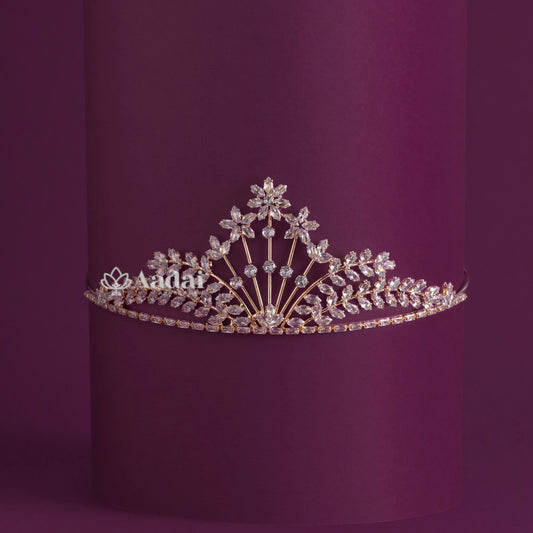 Prismatic Floral Wedding Tiara
