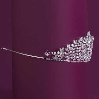 Gazania Zircon Wedding Tiara