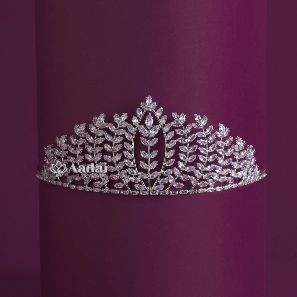 Gazania Zircon Wedding Tiara