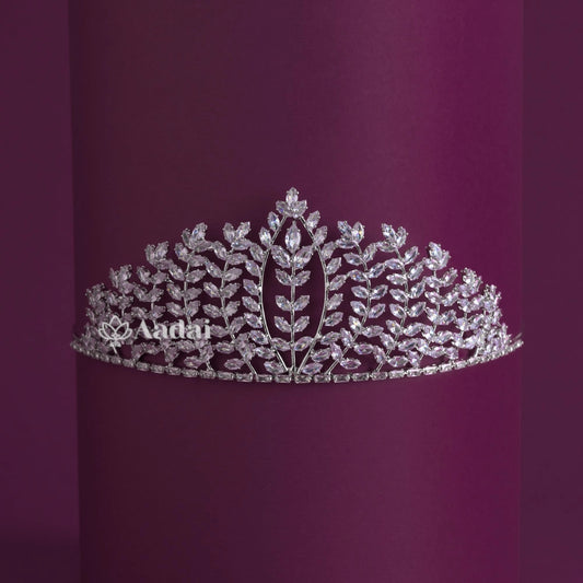 Gazania Zircon Wedding Tiara