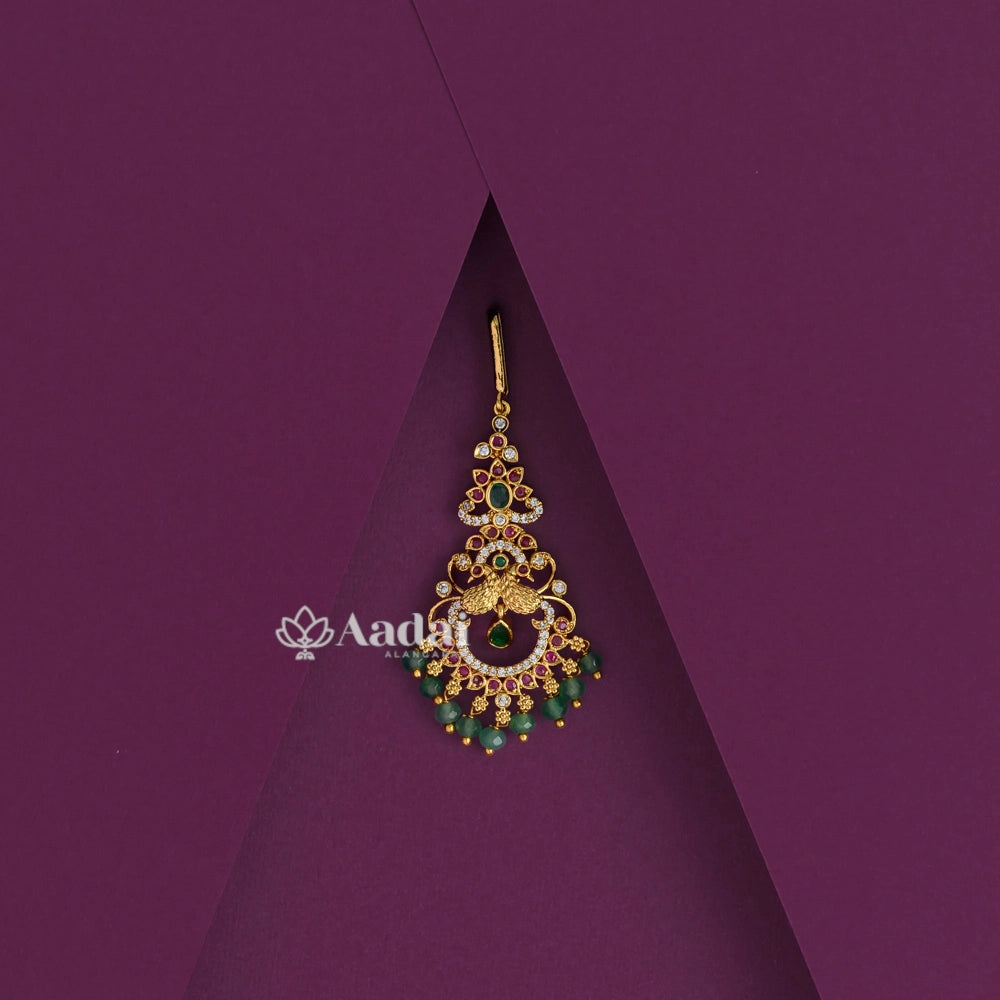 Regal Green Beads Tikka