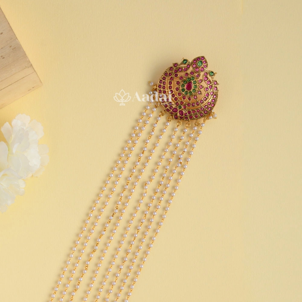 Supercilious Kemp Jadai Billai Pearl Hangings