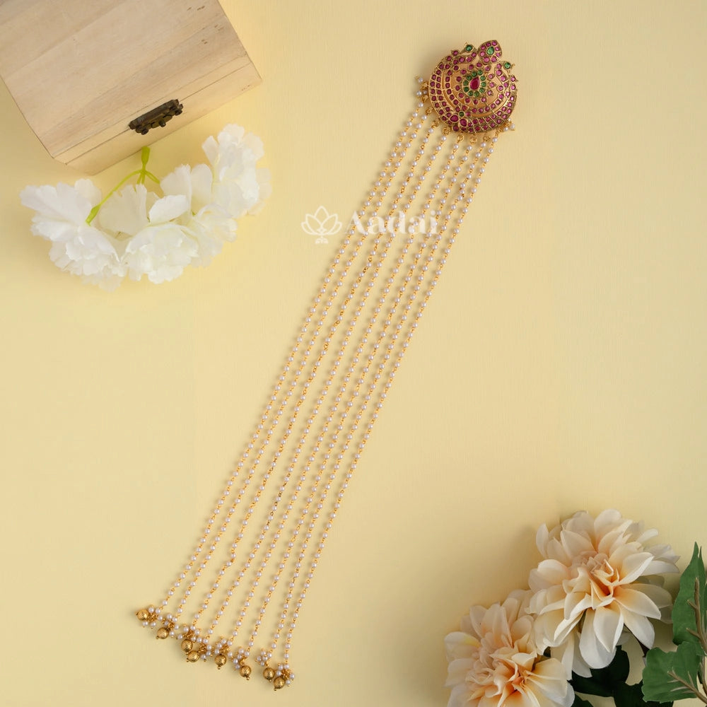 Supercilious Kemp Jadai Billai Pearl Hangings