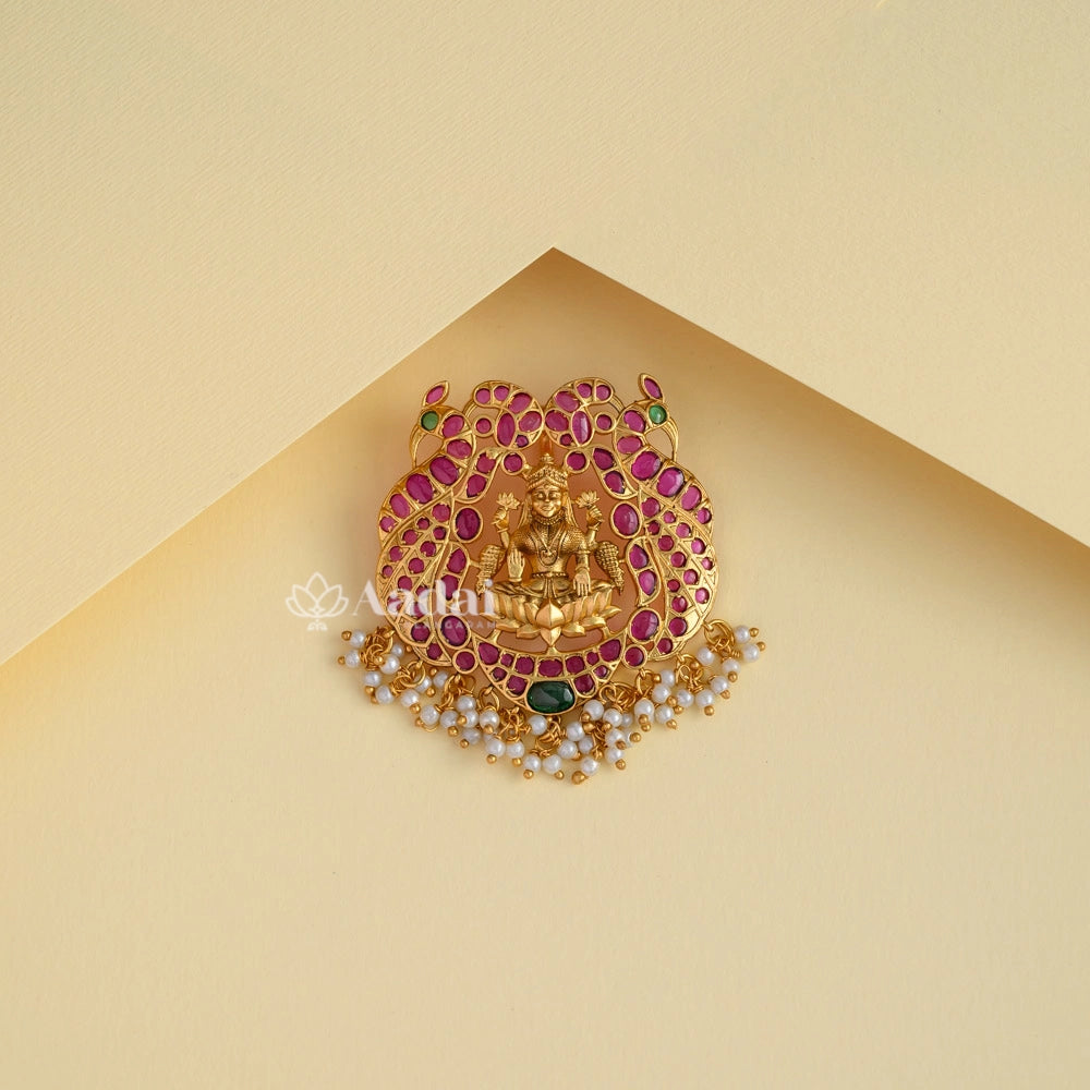 Prismatic Lakshmi Pendant / Hair Clip
