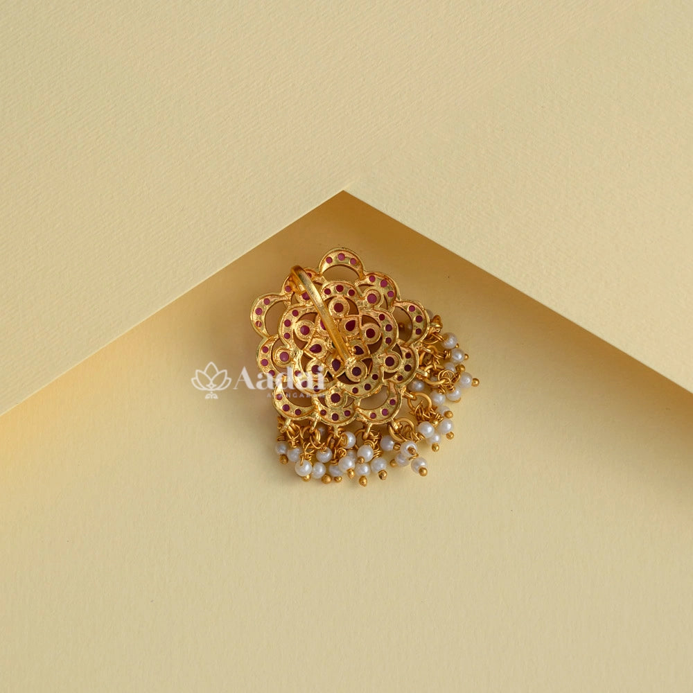 Floral Crest Pendant / Hair Accessories