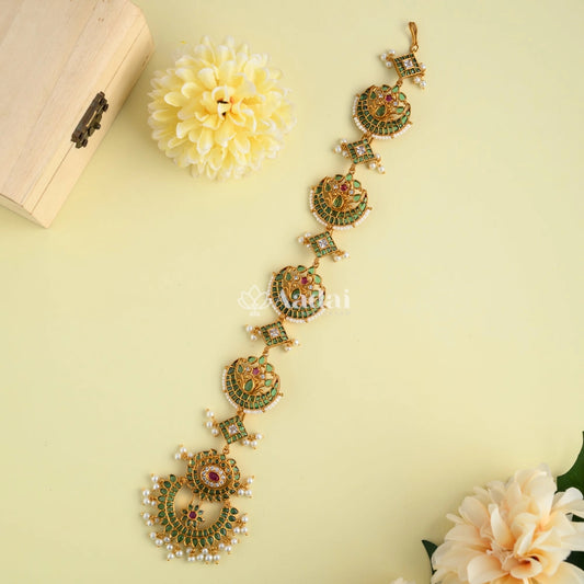 Celestial Kemp Hair Chotti Accessiores - Green