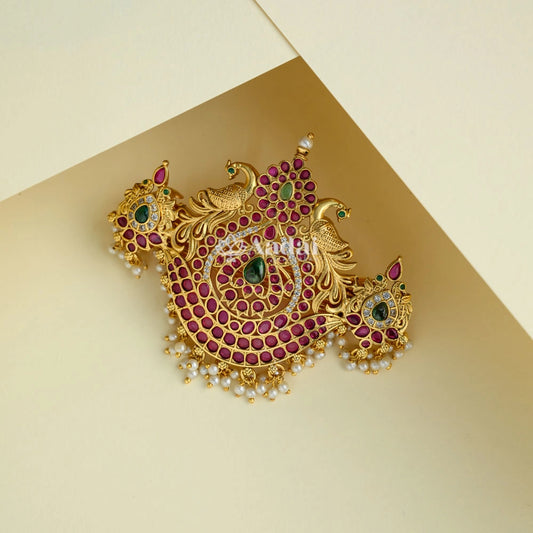 Nouvelle Peacock Hair Clip