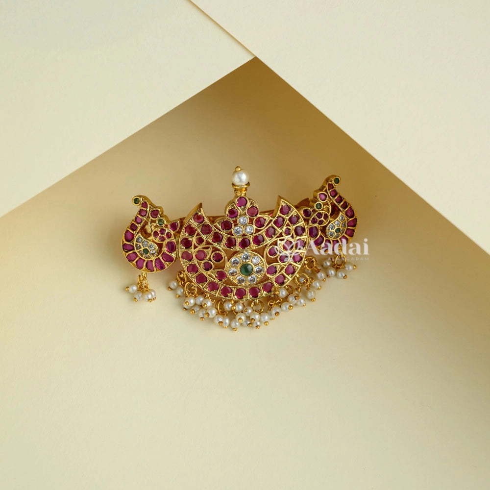 Charlene Chand Balli Peacock Hair Clip
