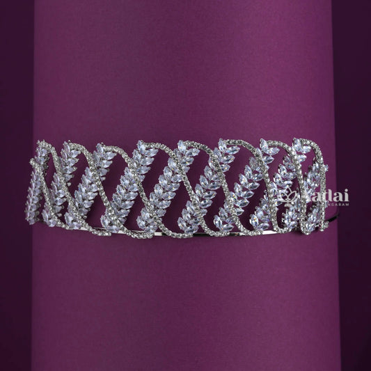 Marquise Leaf Wedding Tiara