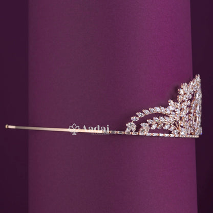 Fulgurating Royal Wedding Tiara - Rose Gold