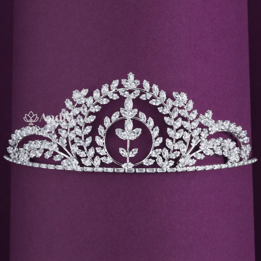 Fulgurating Royal Wedding Tiara - Rhodium