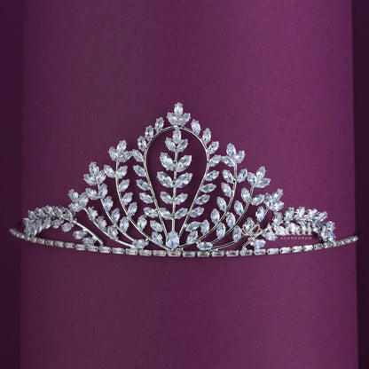 Charismatic Floral Wedding Tiara