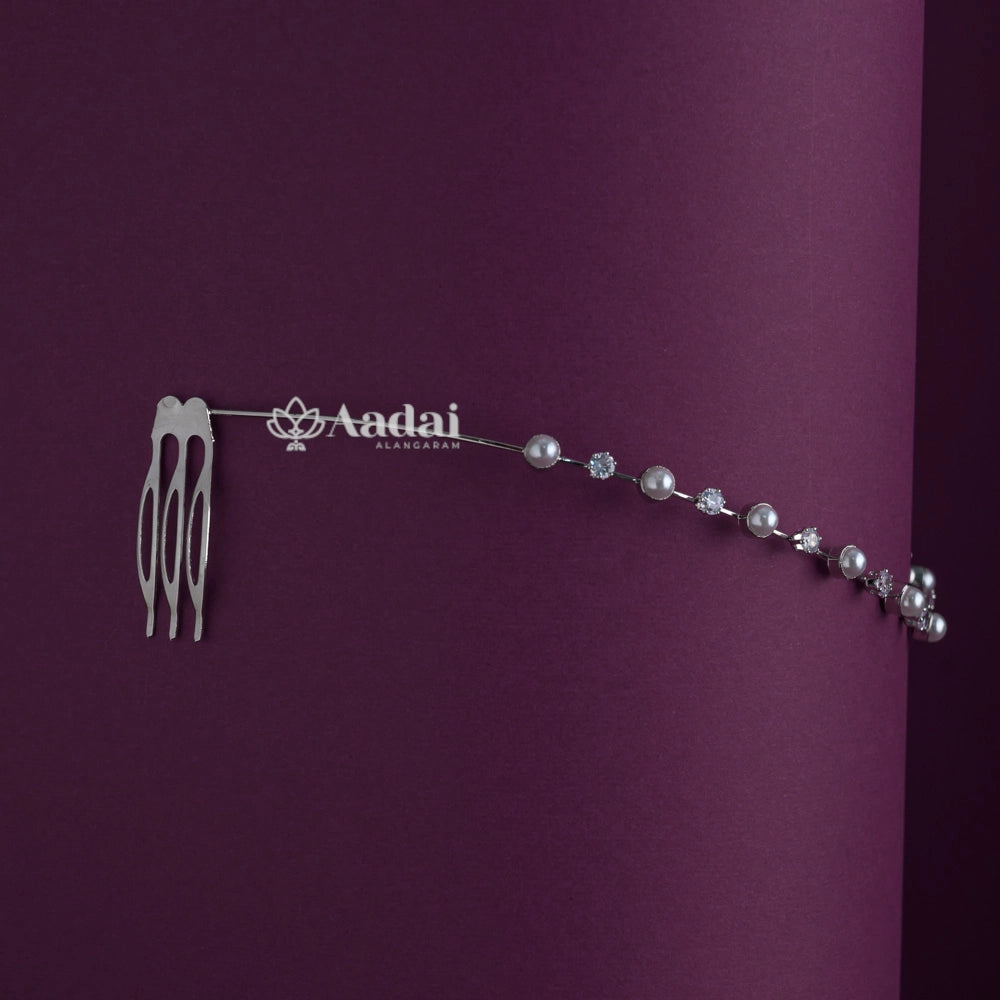 Wisped Pearl Hair Crown Head Band