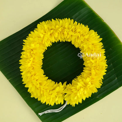 Reusable Fabric Flower String - Yellow