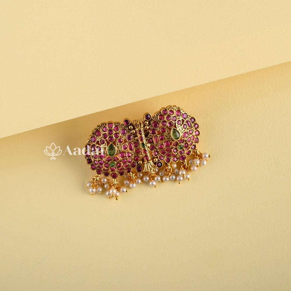 Ethereal Kemp Floral Hair Clip