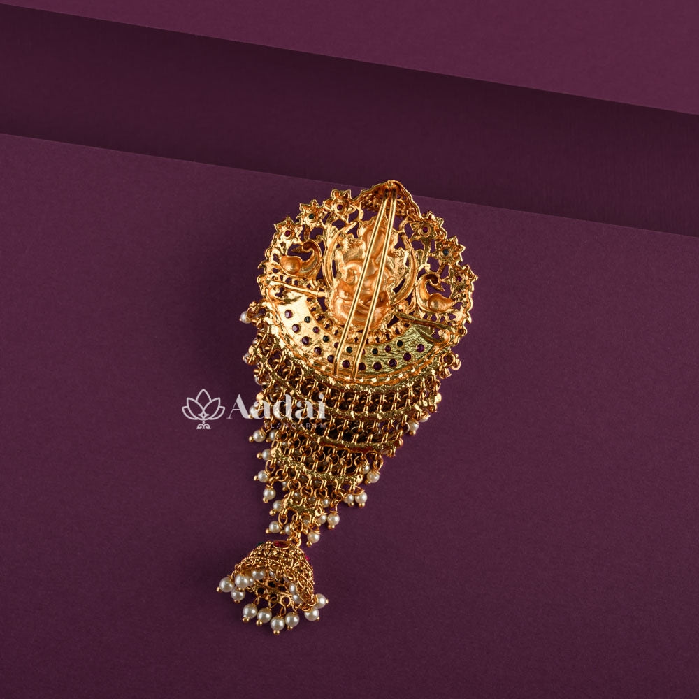 Perching Cluster Pearl Hair Billai