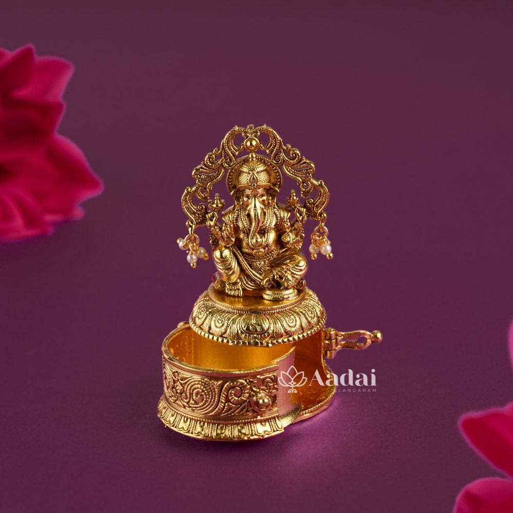 Auspicious Ganesha Kumkum Box