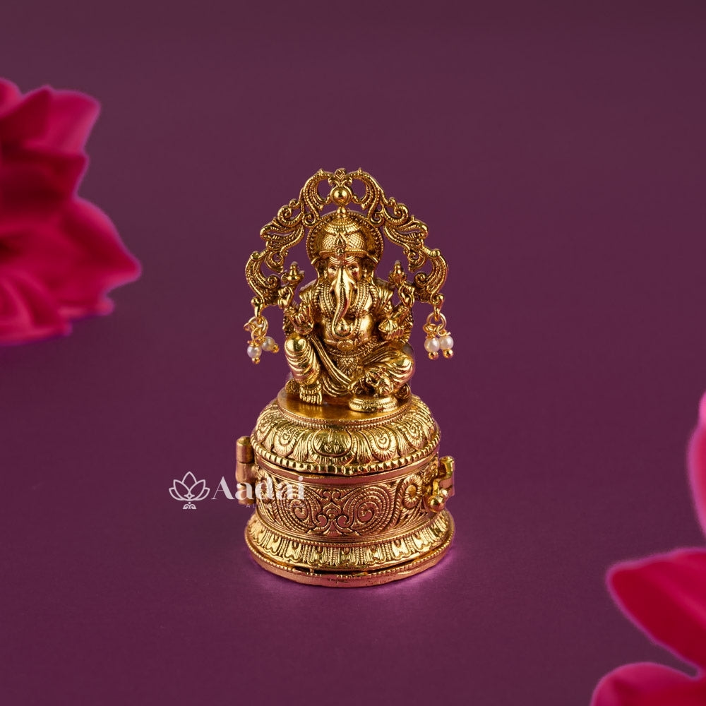 Auspicious Ganesha Kumkum Box