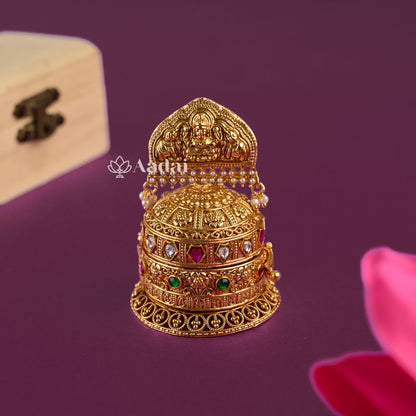 Aishwaryam Gaja Lakshmi Kumkum Box
