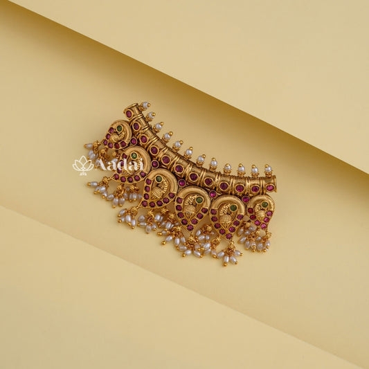 Enchanted Peacock Hair Clip