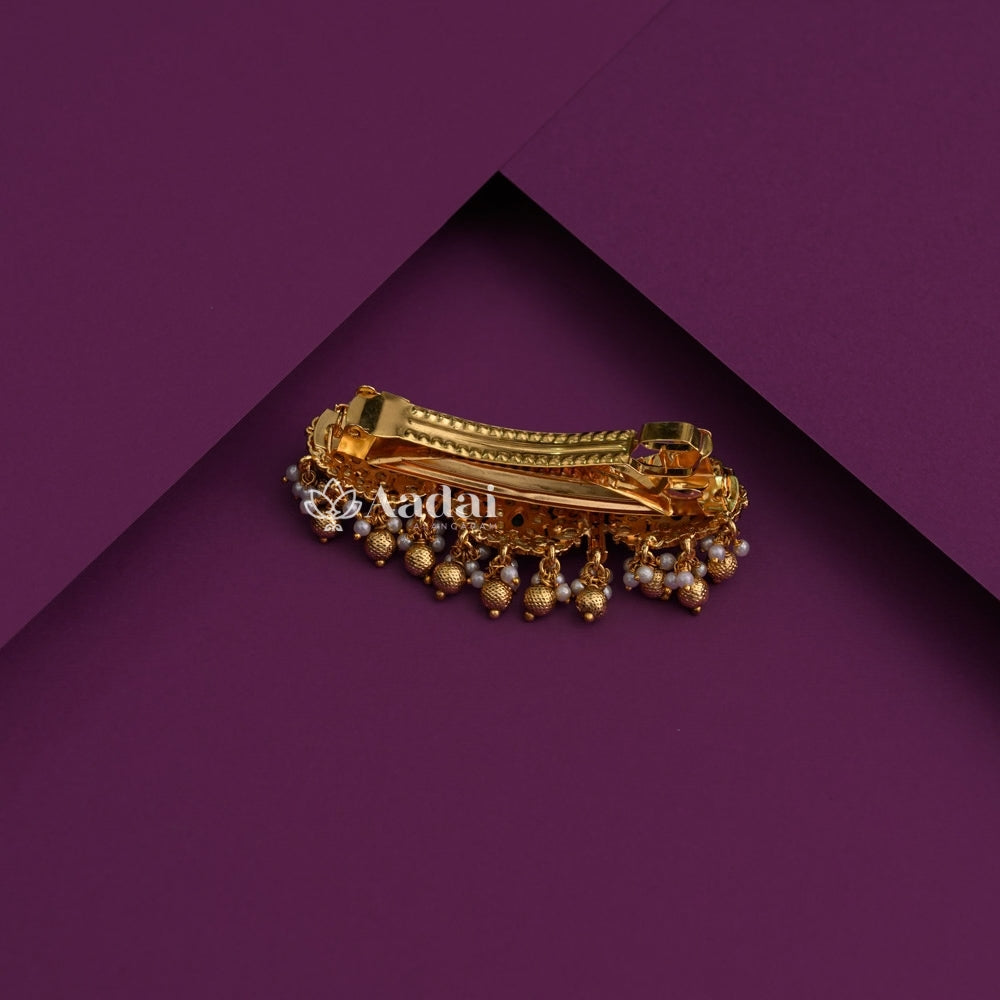 Cascading Floral Hair Clip