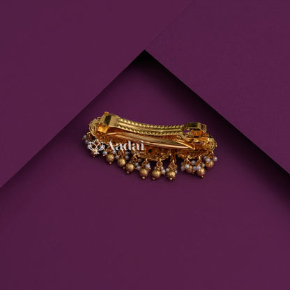 Cascading Floral Hair Clip