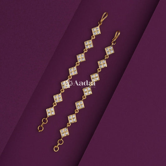  Lavish Vintage Impon Mattal / Earchain