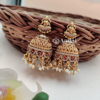 Antique Lakshmi Jhumkas