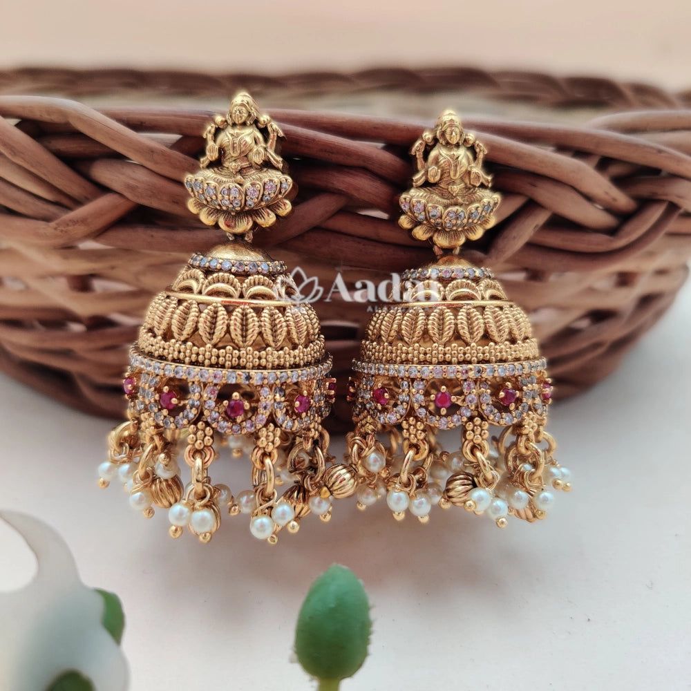 Antique Lakshmi Jhumkas