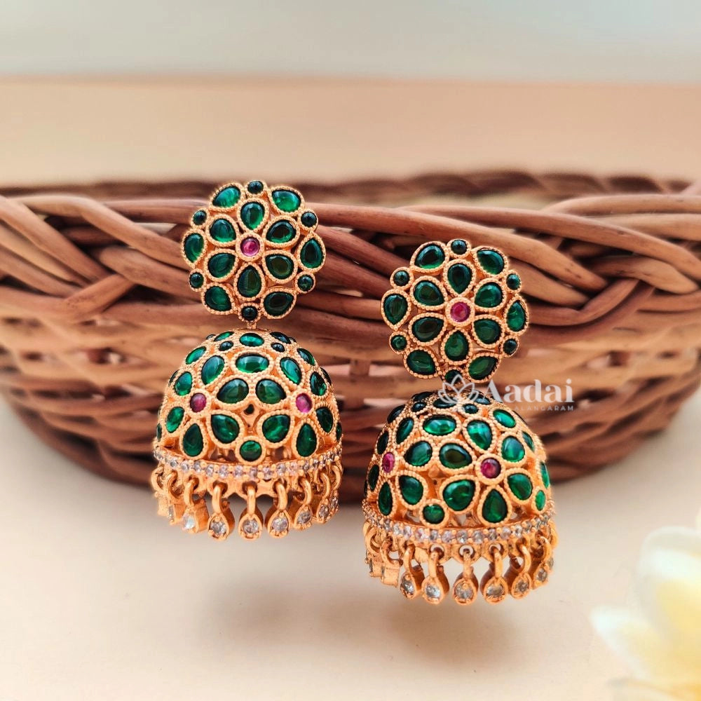 Kemp Rotating Design Jhumkas