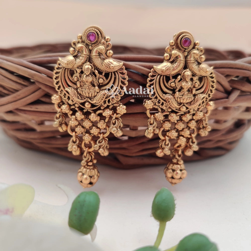 Exquisitely Designed Lakshmi Earrings