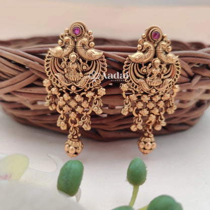 Exquisitely Designed Lakshmi Earrings