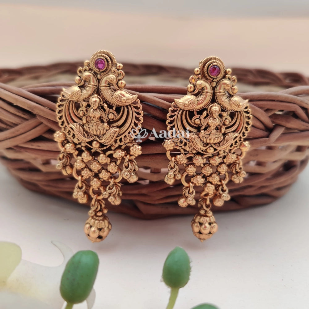 Exquisitely Designed Lakshmi Earrings