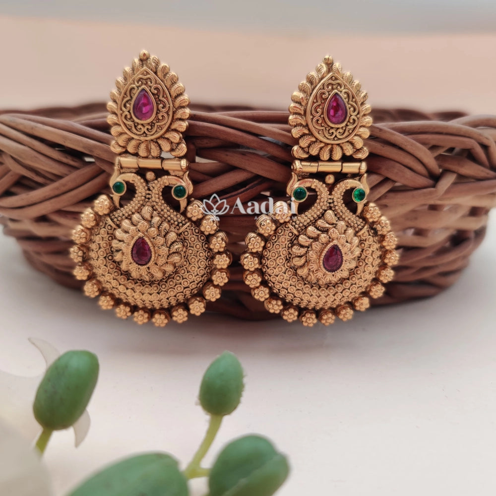 Intricately designed earring