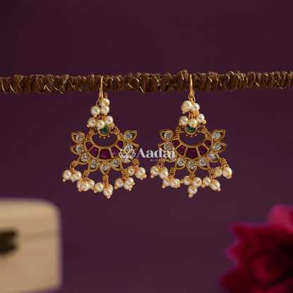 Ebullient Pearl Hook Earring